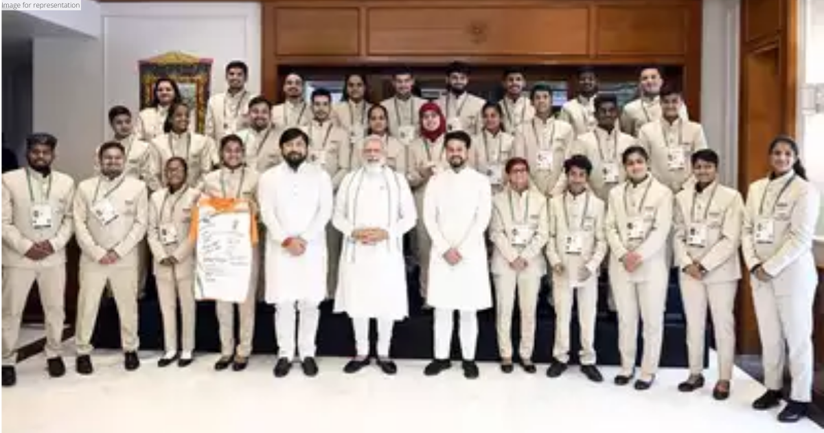 PM Modi hosts Indian Deaflympics contingent at his residence, says 'will never forget interaction with champions'